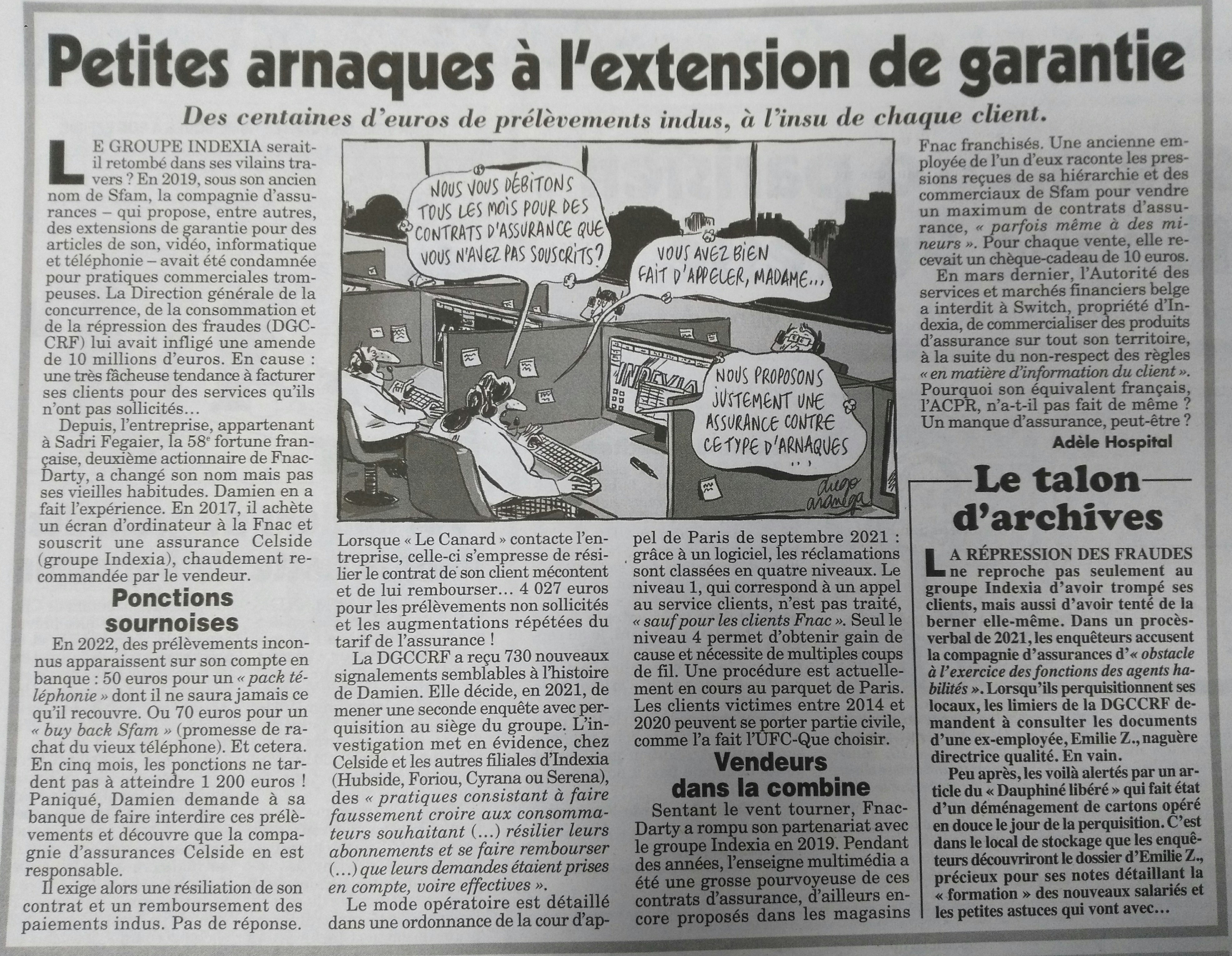 Petites arnaques à l'extension de garantie